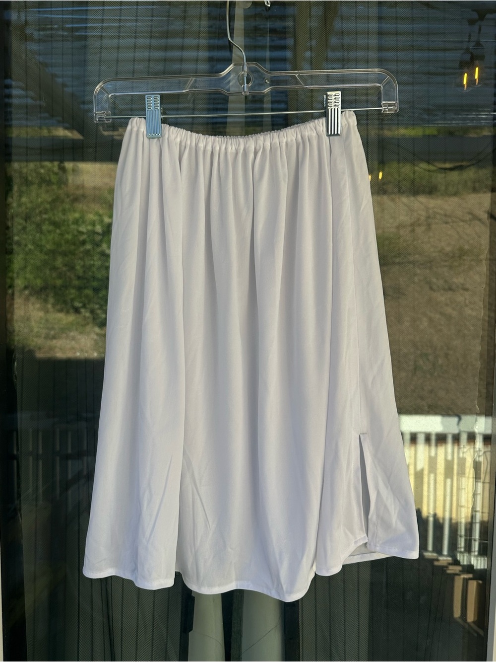 Classic White Midi Skirt